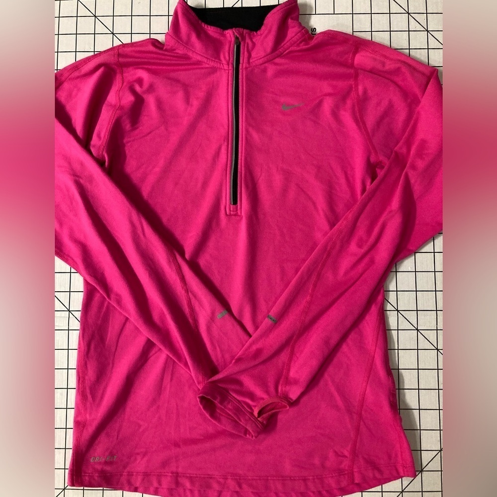 Nike Running Women’s Small Pink Dri Fit Zip Up Pullover